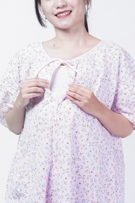 Lily Daster Tidur Ibu Hamil Menyusui Motif Bunga Cantik - DS 519